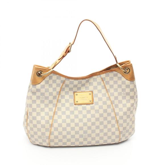Louis Vuitton Galliera GM Damier Azur White Shoulder Bag Leather White - Picture 1 of 7
